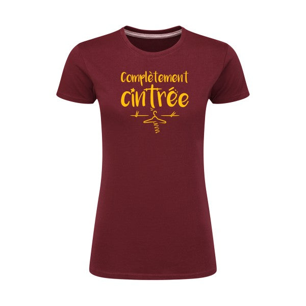 Complètement cintré  |jaune Or |T shirt original femme|SG