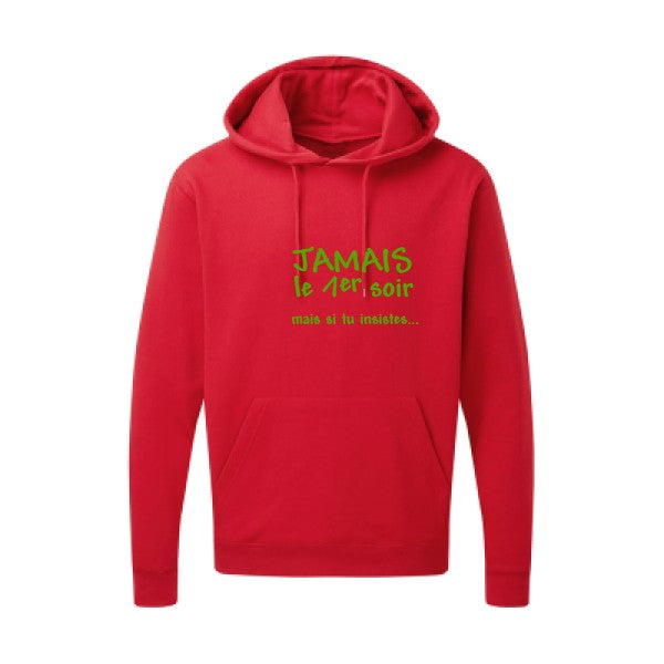 JAMAIS... Vert pomme SG - Hooded Sweatshirt Sweat capuche