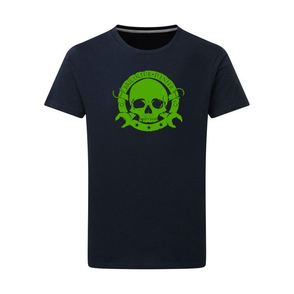 bricoleur d'enfer - Flex Vert pomme Tshirt original Navy  5XL