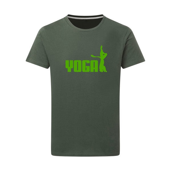 YOGA vert pomme -Flex vert pomme sur T-shirt SG  Thyme  2XL