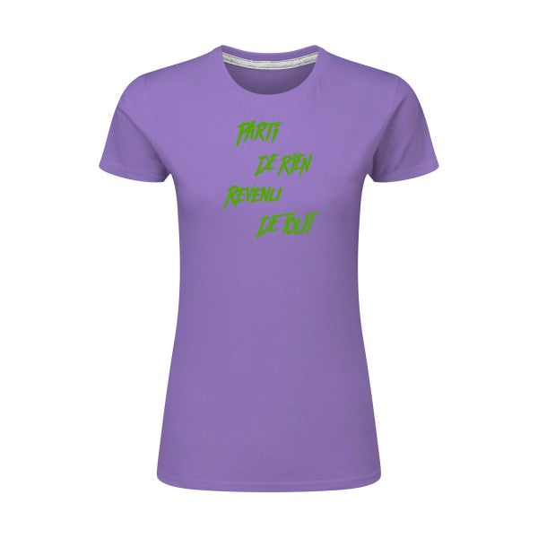 Parti de rien Vert pomme |T shirt original femme|SG