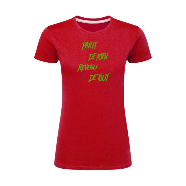 Parti de rien Vert pomme |T shirt original femme|SG