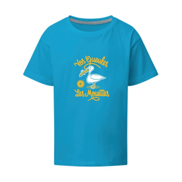 Vos gueules les mouettes SG - Kids T-shirt enfant Turquoise Taille 152 (11-12/2XL)