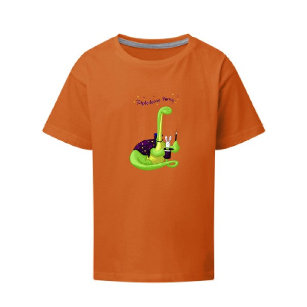 Diplodocus Pocus SG - Kids T-shirt enfant Orange Taille 152 (11-12/2XL)