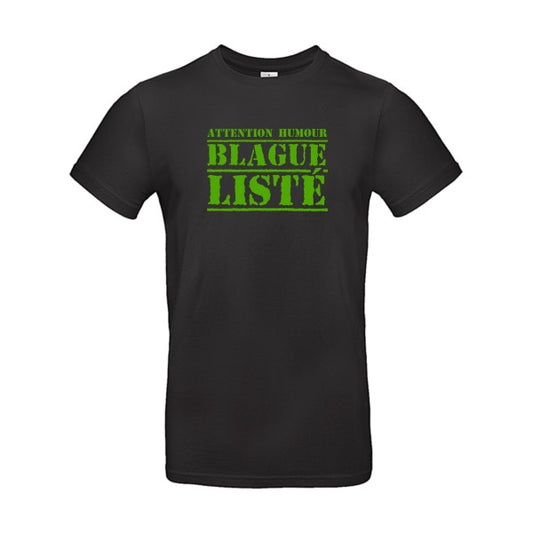 BLAGUE LISTÉ flex Vert pomme | t-shirt E190|Black|Taille|3XL