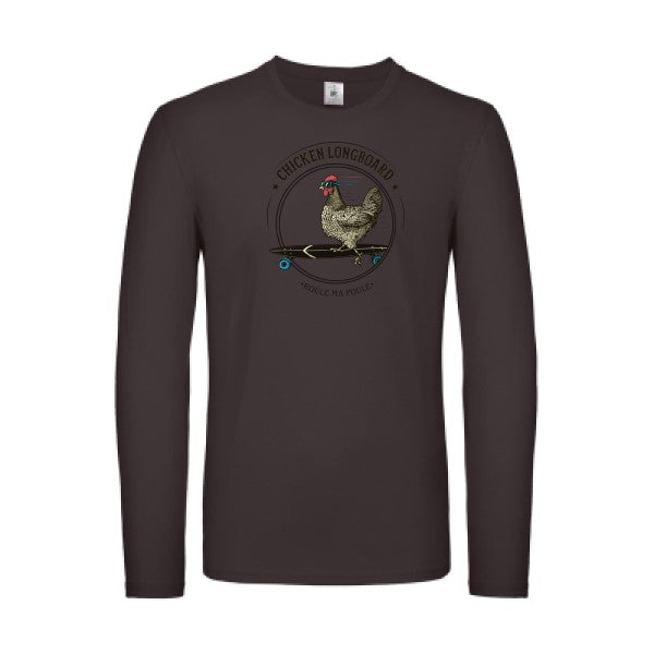 Chicken Longboard B&C - E150 LSL T-shirt manches longues léger