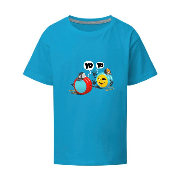 Yo Yo SG - Kids T-shirt enfant Turquoise Taille 152 (11-12/2XL)