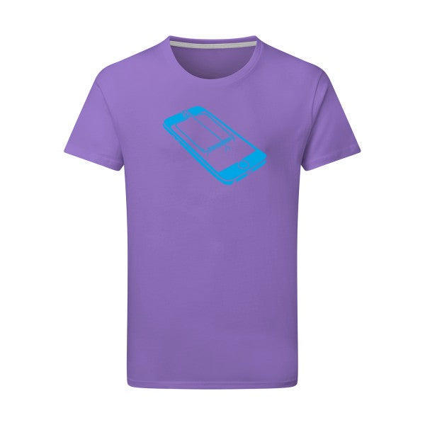 Piège - Flex bleu clair Tshirt original Aster Purple  2XL