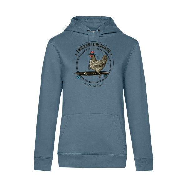 Chicken Longboard RueDuTeeshirt Sweat capuche