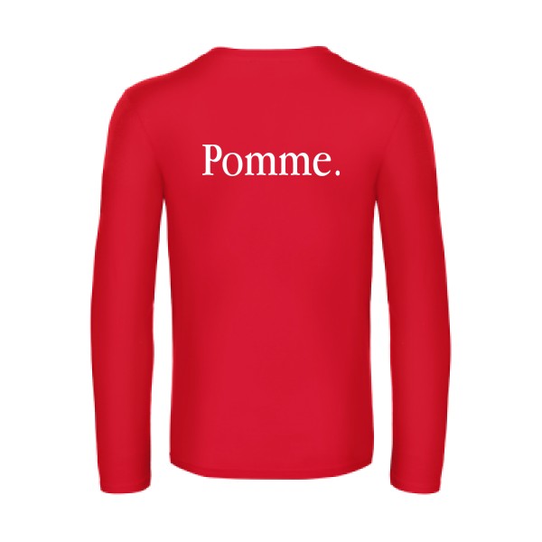 pub subliminale - t shirt- manches- longues- original- humour- Red impression Dos