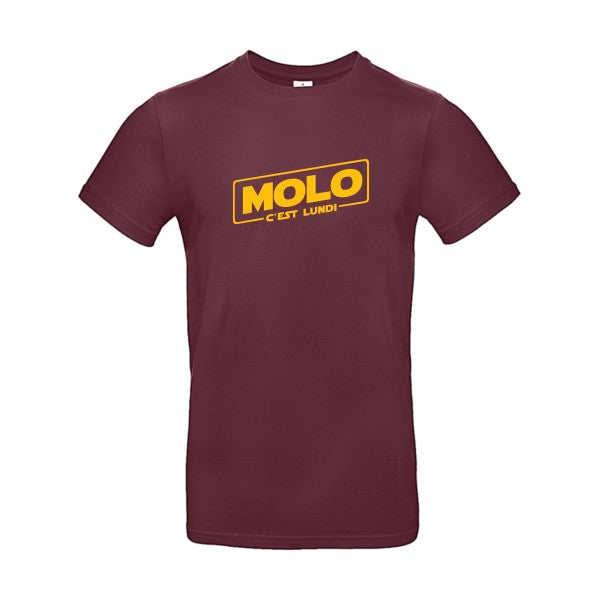 Molo c'est lundiFlex jaune or- T-shirt E190|Burgundy||2XL