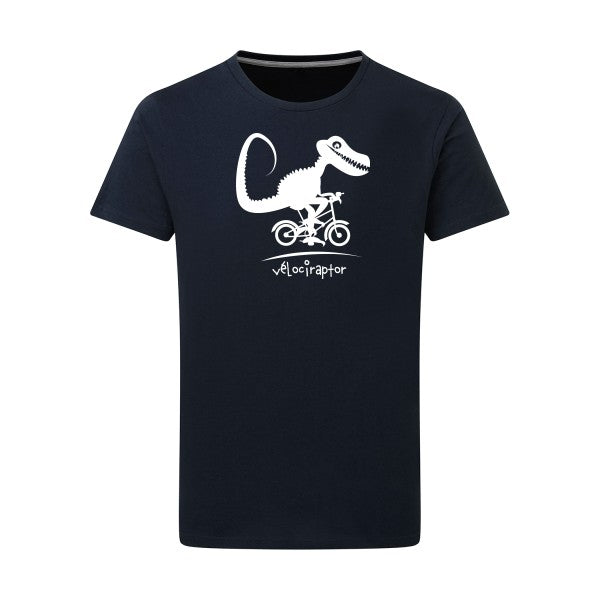 vélociraptor -Flex vert pomme sur T-shirt SG  Navy  5XL