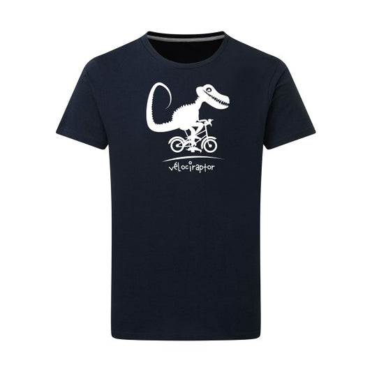 vélociraptor -Flex vert pomme sur T-shirt SG  Navy  5XL