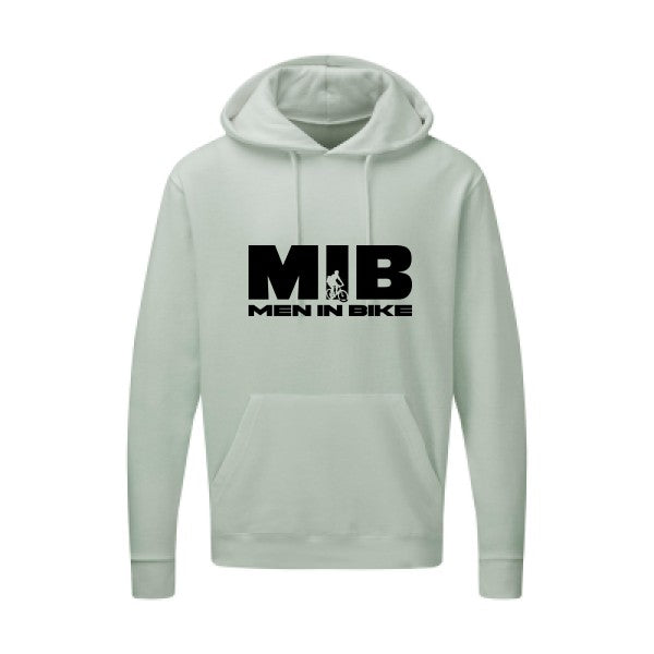 MEN IN BIKE Noir SG - Hooded Sweatshirt Sweat capuche