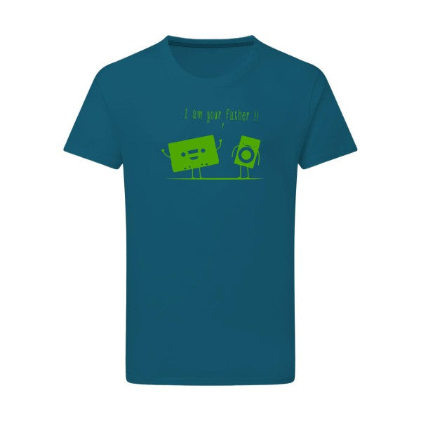 I m your father vert pomme -Flex vert pomme sur T-shirt SG  Petrol  2XL