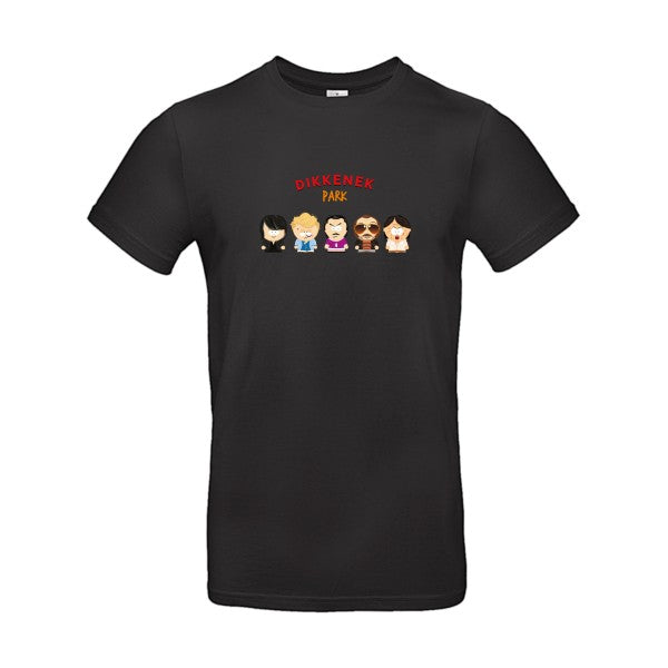 T-shirt humour original Dikkenek Park T Shirt couleur Black