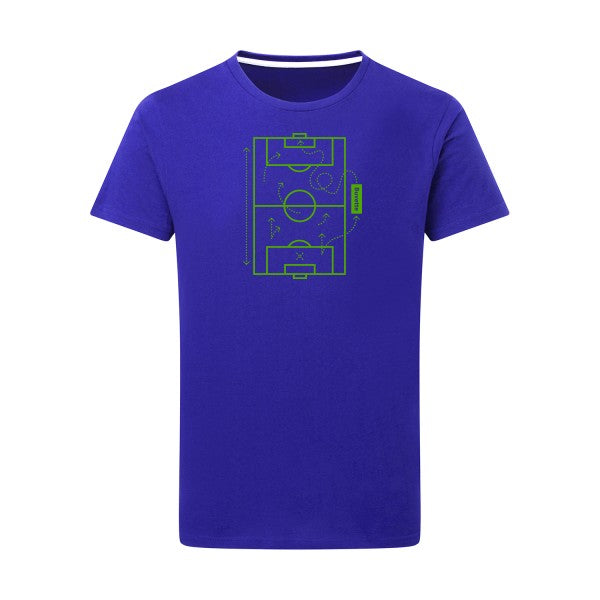 Tactique secrète vert pomme -Flex vert pomme sur T-shirt SG  Royal Blue  5XL