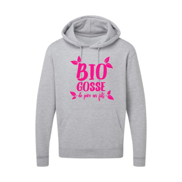 BIO GOSSE  Rose Fluo SG - Hooded Sweatshirt Sweat capuche