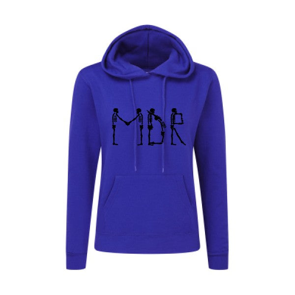 MDR Noir |Sweat original à capuche Femme