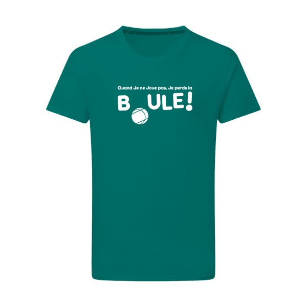 Perdre la boule ! - Flex Blanc Tshirt original Emerald Green  2XL