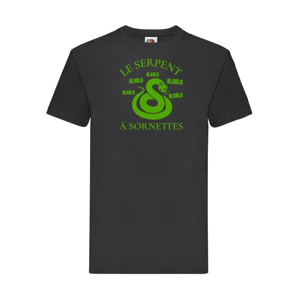 T-shirt|Serpent à Sornettes |Vert pomme|Fruit of the loom 205  G