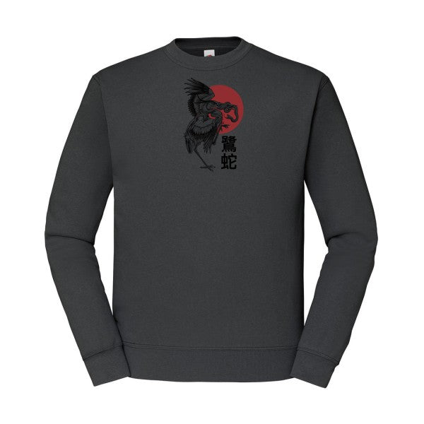 Le héron et le serpent  Fruit of the loom 280 g/m² Sweat shirt