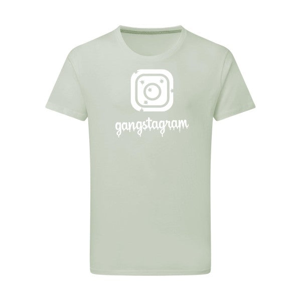 GANGSTAGRAM - Flex Blanc Tshirt original Pastel Macchiato  2XL