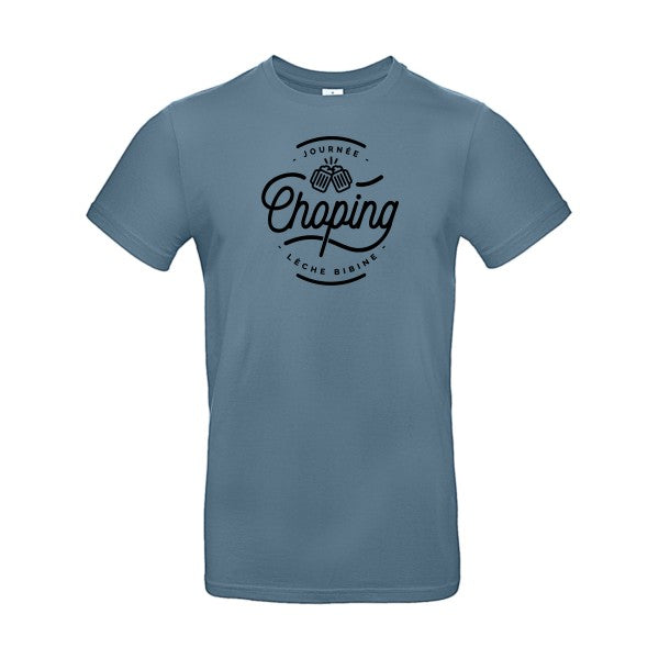 Journée Choping Flex noir |E190 T-shirt|Stone Blue||2XL