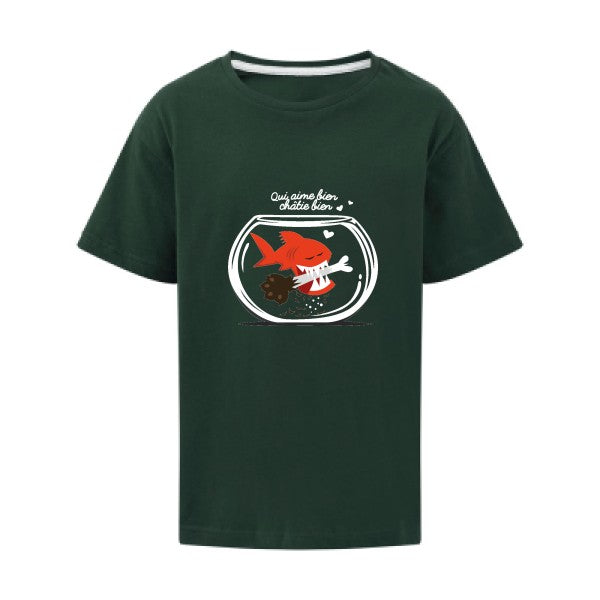 Qui aime bien châtie bien.. SG - Kids T-shirt enfant Bottle Green Taille 152 (11-12/2XL)