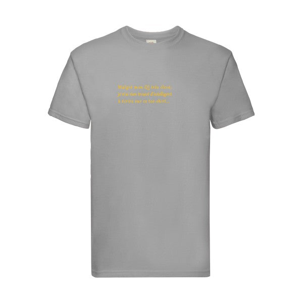 T-shirt|QI |flex jaune Or| Fruit of the loom 205 g 