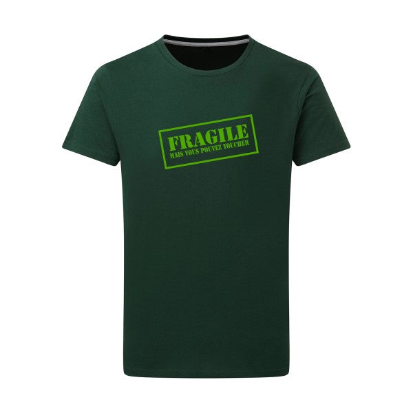 Fragile vert pomme -Flex vert pomme sur T-shirt SG  Bottle Green  2XL