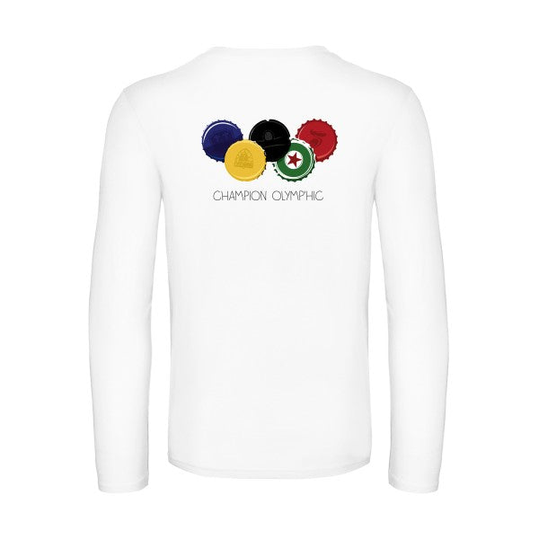 champion-olymp-hic-t-shirt-manches-longues-original-humour -White