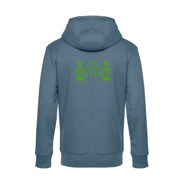 sweat à capuche homme original VENI VIDI WHISKY