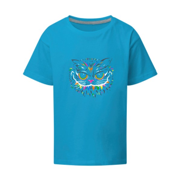 Le chat du Cheshire SG - Kids T-shirt enfant Turquoise Taille 152 (11-12/2XL)