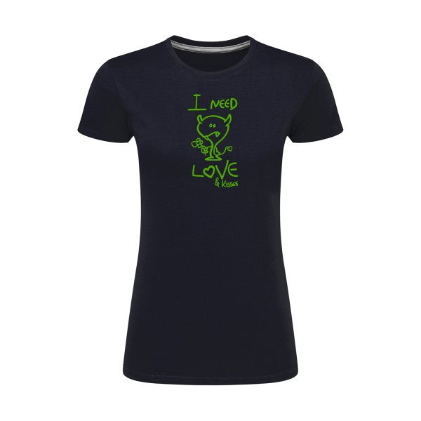 LOVER | Vert pomme |T shirt original femme|SG