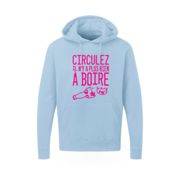 Circulez il n'y a plus rien à boire Rose Fluo SG - Hooded Sweatshirt Sweat capuche