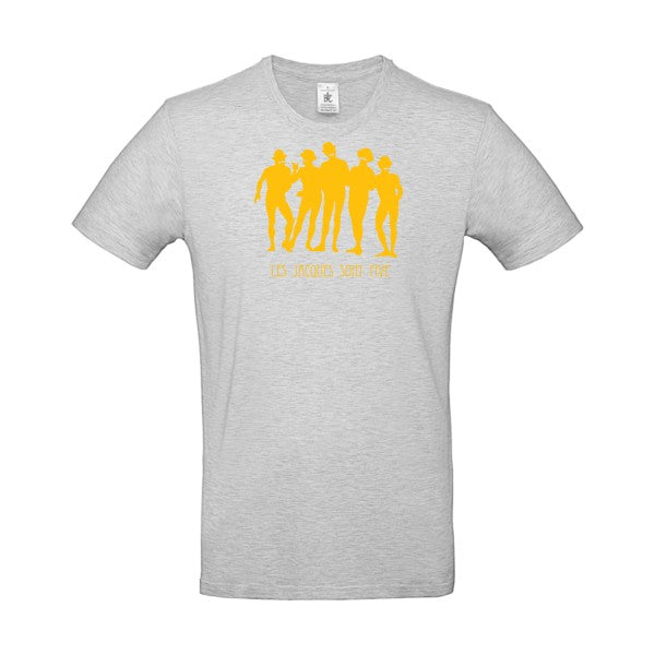 Les Jacques sont FiveFlex jaune or- T-shirt E190|Ash||2XL