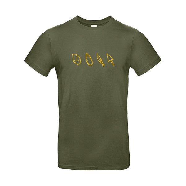 EvolutoolsFlex jaune or- T-shirt E190|Urban Khaki||2XL