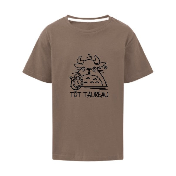 Tot Taureau SG - Kids T-shirt enfant Deep Taupe Taille 128 (7-8/L)