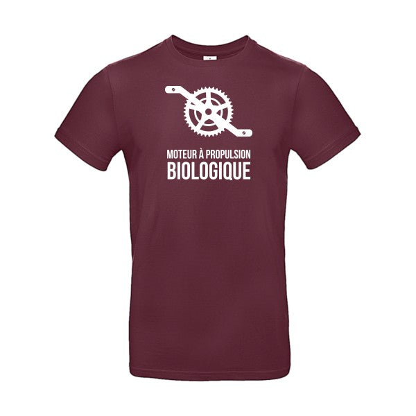 Cyclisme & écologieFlex Blanc - E190 T-shirt|Burgundy||2XL