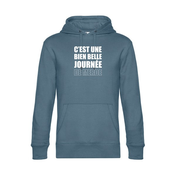 Journee-de-m... sweat shirt original nordic blue flex Blanc impression Face