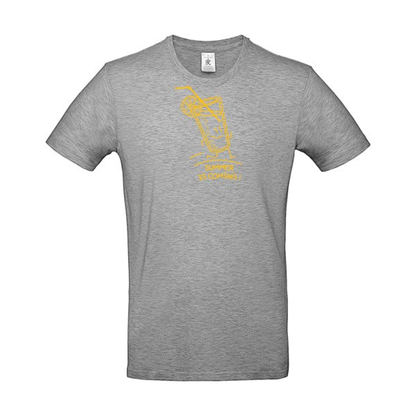 Summer is coming !Flex jaune or - E190 T-shirt|Sport Grey||5XL