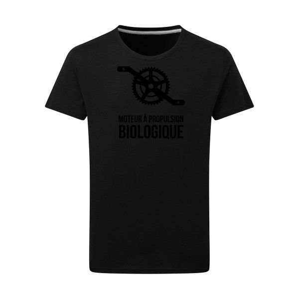 Cyclisme & écologie noir -Flex noir sur T-shirt SG  Dark Black  4XL