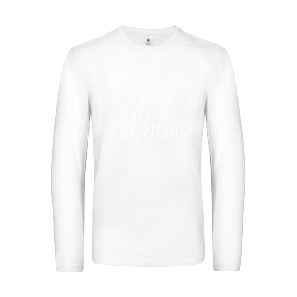 picsou - t shirt- manches- longues- original- humour- White impression Face