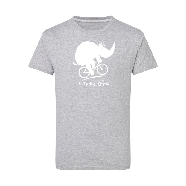 Bernard Rhino Blanc -Flex Blanc sur T-shirt SG  Light Oxford  5XL