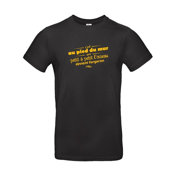 Proverbe à la conFlex jaune or - E190 T-shirt|Black||5XL