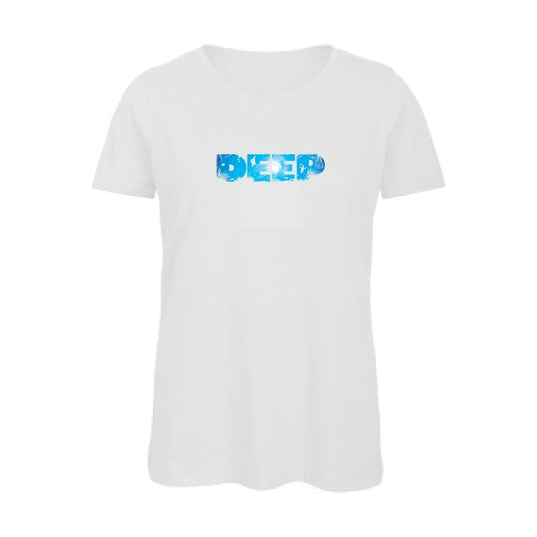deep- - t-shirt original femme White