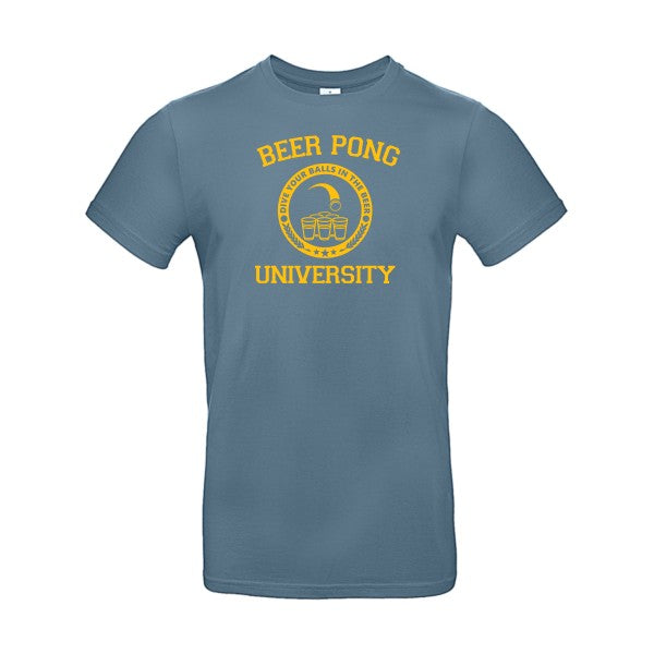 Beer PongFlex jaune or - E190 T-shirt|Stone Blue||2XL