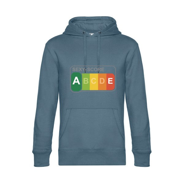 SEXY-SCORE- Sweat à capuche original nordic blue - RueDuTeeshirt