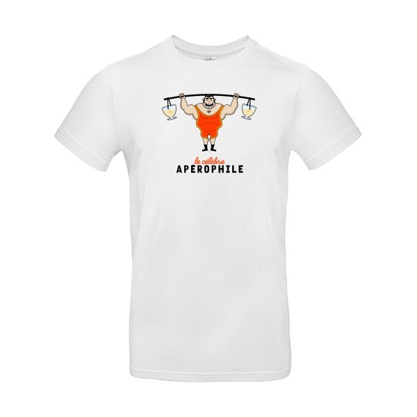 T-shirt humour original Aperophile T Shirt couleur White